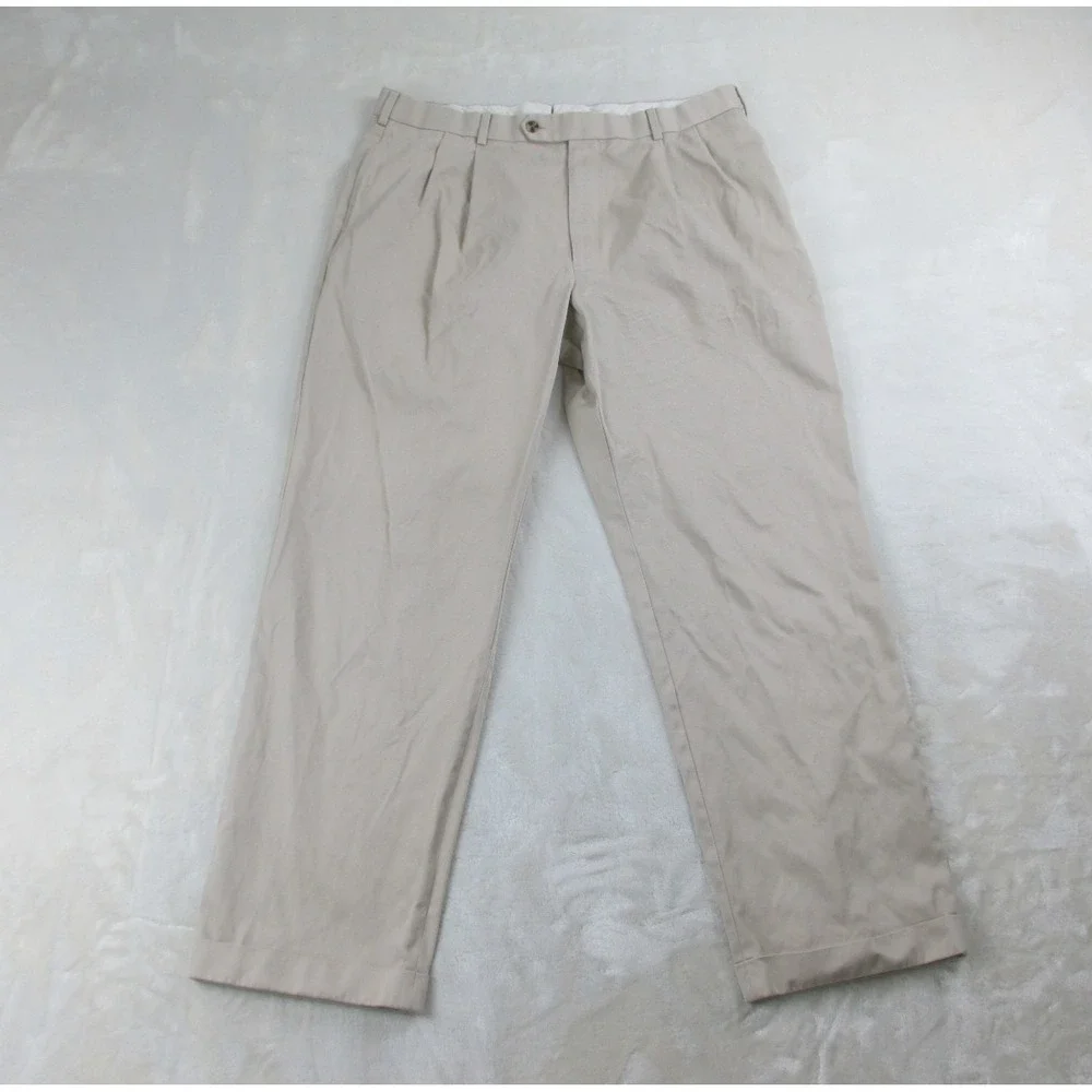 Brooks Brothers Pants Mens 38 Brown Chino Madison Preppy Golf‎ Golfer 38X32*